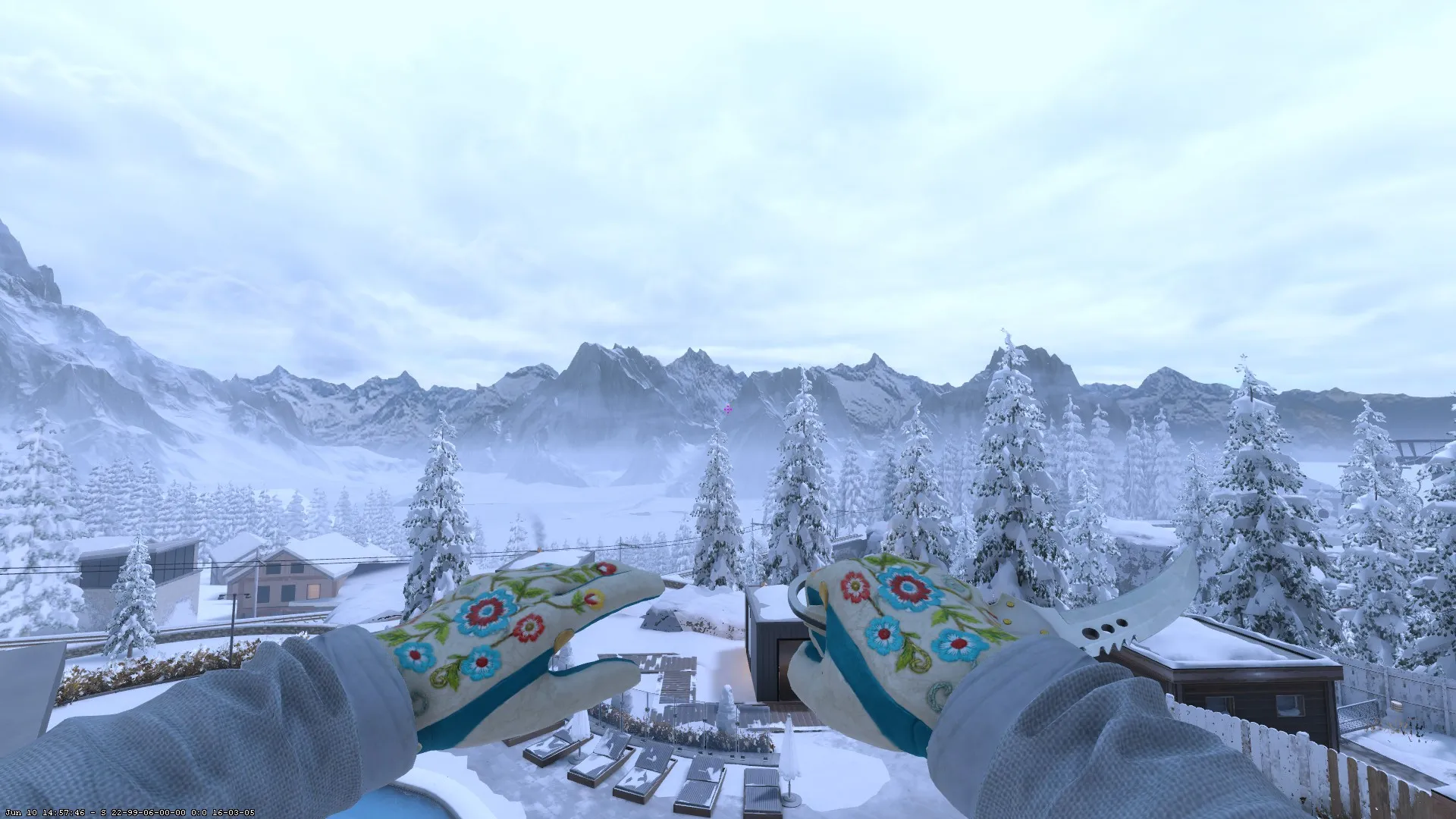 White CS2 gloves